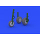 Eduard 632031 1/32 Me 262 wheels Brassin for Aircraft Eduard 632031 1/32 Me 262 wheels Brassin for Aircraft