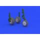 Eduard 632031 1/32 Me 262 wheels Brassin for Aircraft Eduard 632031 1/32 Me 262 wheels Brassin for Aircraft