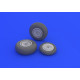 Eduard 632031 1/32 Me 262 wheels Brassin for Aircraft Eduard 632031 1/32 Me 262 wheels Brassin for Aircraft