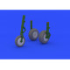 Eduard 632031 1/32 Me 262 wheels Brassin for Aircraft Eduard 632031 1/32 Me 262 wheels Brassin for Aircraft