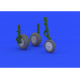 Eduard 632031 1/32 Me 262 wheels Brassin for Aircraft Eduard 632031 1/32 Me 262 wheels Brassin for Aircraft