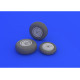 Eduard 632031 1/32 Me 262 wheels Brassin for Aircraft Eduard 632031 1/32 Me 262 wheels Brassin for Aircraft