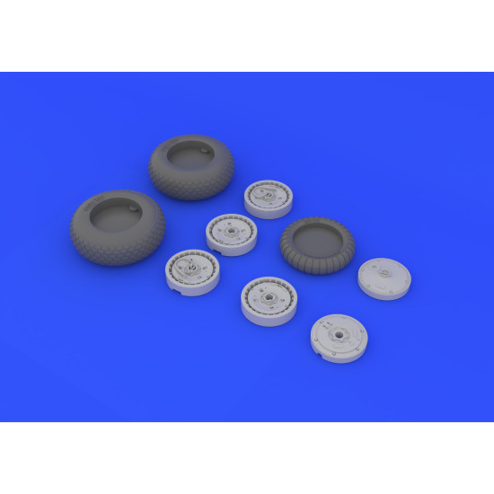 Eduard 632031 1/32 Me 262 wheels Brassin for Aircraft Eduard 632031 1/32 Me 262 wheels Brassin for Aircraft