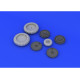 Eduard 632055 1/32 Fw 190F-8 wheels Brassin for Aircraft