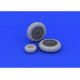 Eduard 632055 1/32 Fw 190F-8 wheels Brassin for Aircraft