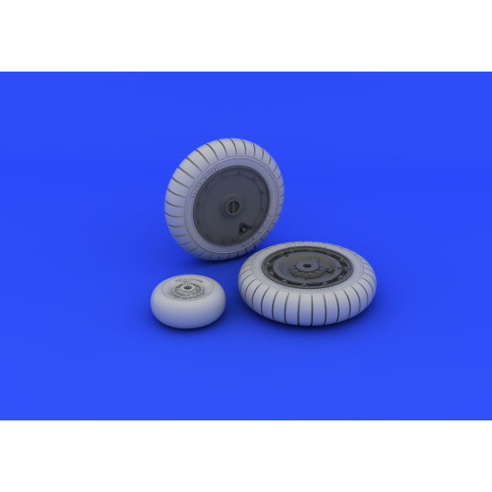 Eduard 632055 1/32 Fw 190F-8 wheels Brassin for Aircraft