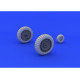 Eduard 632055 1/32 Fw 190F-8 wheels Brassin for Aircraft