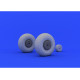 Eduard 632065 1/32 Mosquito Mk.VI wheels Brassin for Aircraft