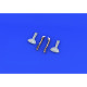 Eduard 632079 1/32 Bf 109G-10 undercarriage legs BRONZE Brassin for Aircraft
