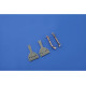 Eduard 632079 1/32 Bf 109G-10 undercarriage legs BRONZE Brassin for Aircraft