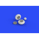 Eduard 632080 1/32 P-40 wheels w/ pattern Brassin for Aircraft