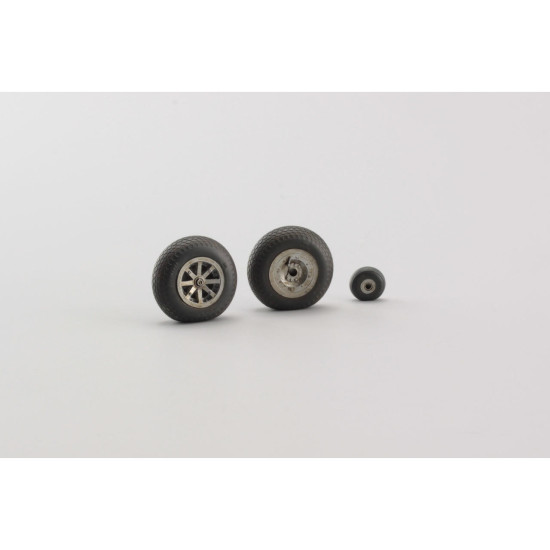 Eduard 632080 1/32 P-40 wheels w/ pattern Brassin for Aircraft