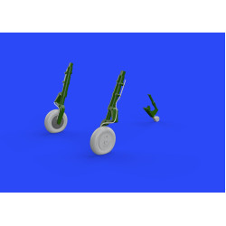 Eduard 632087 1/32 A6M5c Zero wheels Brassin for Aircraft
