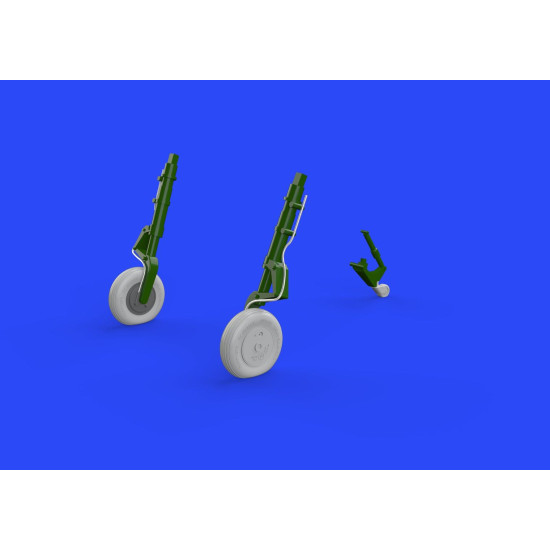 Eduard 632087 1/32 A6M5c Zero wheels Brassin for Aircraft