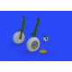 Eduard 632088 1/32 P-47D wheels Brassin for Aircraft Eduard 632088 1/32 P-47D wheels Brassin for Aircraft