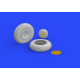 Eduard 632088 1/32 P-47D wheels Brassin for Aircraft Eduard 632088 1/32 P-47D wheels Brassin for Aircraft