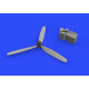 Eduard 632110 1/32 F4U-1 propeller Brassin for Aircraft Eduard 632110 1/32 F4U-1 propeller Brassin for Aircraft