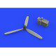 Eduard 632110 1/32 F4U-1 propeller Brassin for Aircraft Eduard 632110 1/32 F4U-1 propeller Brassin for Aircraft