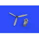 Eduard 632110 1/32 F4U-1 propeller Brassin for Aircraft Eduard 632110 1/32 F4U-1 propeller Brassin for Aircraft