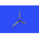 Eduard 632110 1/32 F4U-1 propeller Brassin for Aircraft Eduard 632110 1/32 F4U-1 propeller Brassin for Aircraft