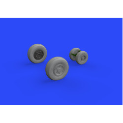 Eduard 632136 1/32 F/A-18E wheels Brassin for Aircraft