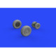 Eduard 632136 1/32 F/A-18E wheels Brassin for Aircraft