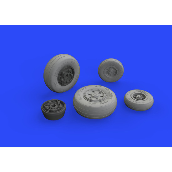 Eduard 632136 1/32 F/A-18E wheels Brassin for Aircraft