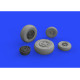 Eduard 632136 1/32 F/A-18E wheels Brassin for Aircraft