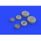 Eduard 632136 1/32 F/A-18E wheels Brassin for Aircraft