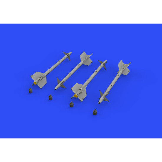 Eduard 632141 1/32 AIM-9M/L Sidewinder Brassin for Aircraft Eduard 632141 1/32 AIM-9M/L Sidewinder Brassin for Aircraft