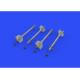 Eduard 632141 1/32 AIM-9M/L Sidewinder Brassin for Aircraft Eduard 632141 1/32 AIM-9M/L Sidewinder Brassin for Aircraft