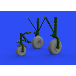 Eduard 632145 1/32 B-24 wheels (8spoke front wheel) Brassin for Aircraft