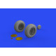 Eduard 632160 1/32 P-40E wheels Brassin for Aircraft