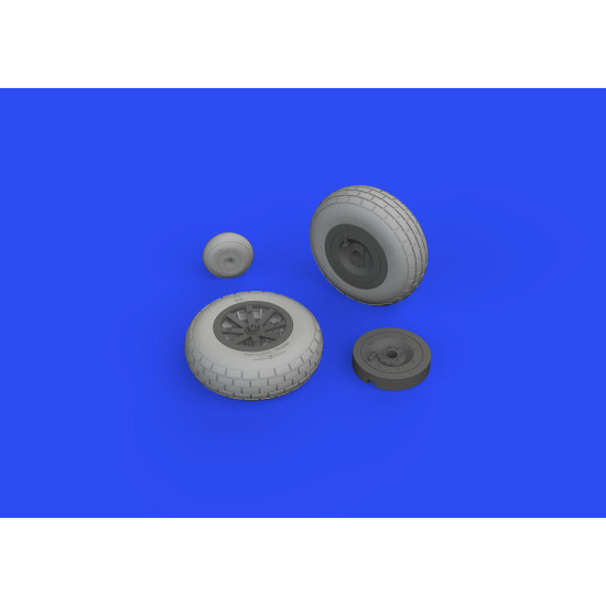 Eduard 632160 1/32 P-40E wheels Brassin for Aircraft
