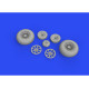 Eduard 632160 1/32 P-40E wheels Brassin for Aircraft