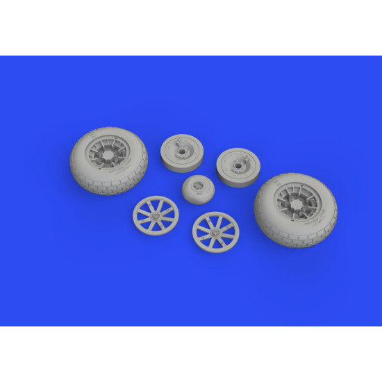 Eduard 632160 1/32 P-40E wheels Brassin for Aircraft