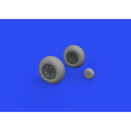 Eduard 632160 1/32 P-40E wheels Brassin for Aircraft