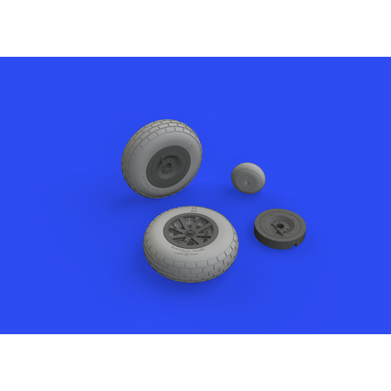 Eduard 632160 1/32 P-40E wheels Brassin for Aircraft
