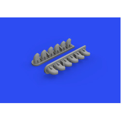 Eduard 632161 1/32 P-40E exhaust stacks Brassin for Aircraft