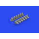Eduard 632161 1/32 P-40E exhaust stacks Brassin for Aircraft