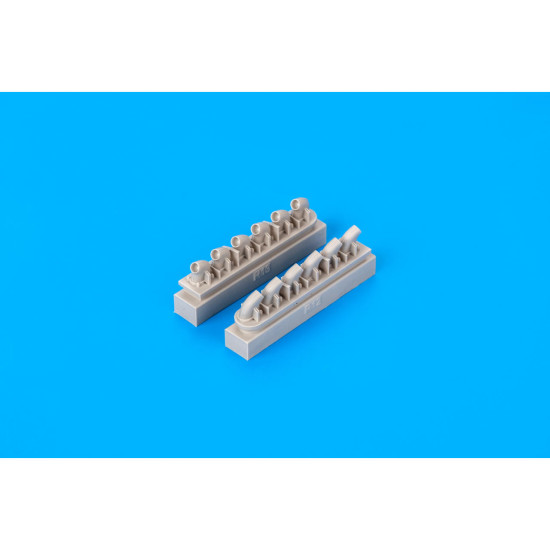 Eduard 632161 1/32 P-40E exhaust stacks Brassin for Aircraft