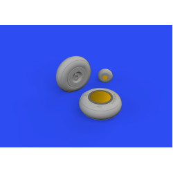 Eduard 632180 1/32 Hawk 81-A2 wheels Brassin for Aircraft