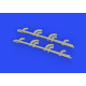 Eduard 632182 1/32 Yak-9T exhaust stacks PRINT Brassin for Aircraft