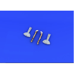 Eduard 632185 1/32 Bf 109G-2/4 undercarriage legs BRONZE Brassin for Aircraft