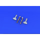 Eduard 632185 1/32 Bf 109G-2/4 undercarriage legs BRONZE Brassin for Aircraft