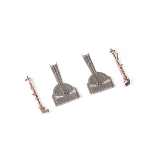 Eduard 632185 1/32 Bf 109G-2/4 undercarriage legs BRONZE Brassin for Aircraft