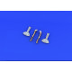 Eduard 632185 1/32 Bf 109G-2/4 undercarriage legs BRONZE Brassin for Aircraft