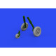Eduard 632186 1/32 Bf 109G-2 wheels Brassin for Aircraft