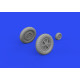 Eduard 632186 1/32 Bf 109G-2 wheels Brassin for Aircraft