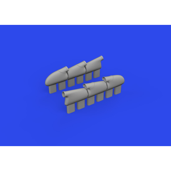 Eduard 632188 1/32 Hurricane Mk.II exhaust rounded PRINT Brassin for Aircraft